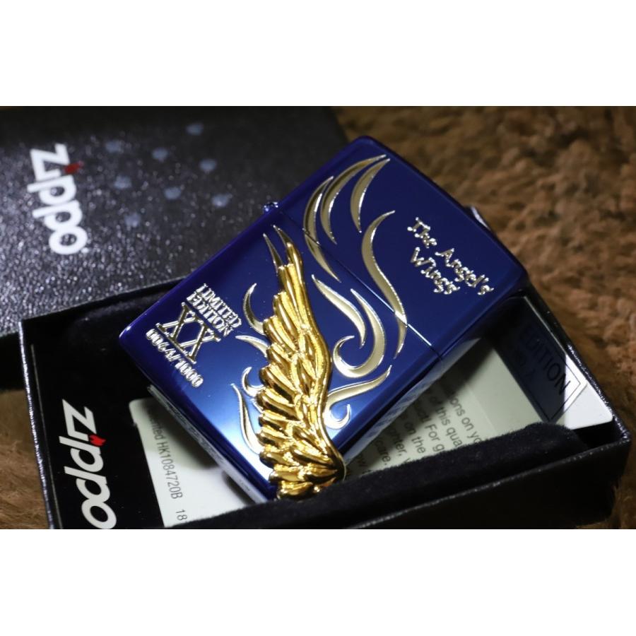 ZIPPO（ジッポー） 限定ZIPPO 2020 エンジェルウイング ブルー 翼 羽 
