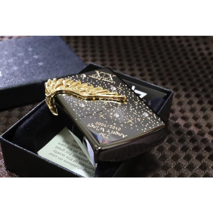 ZIPPO 限定ZIPPO 2019 エンジェルウイング ブラック 翼 羽 黒 限定 