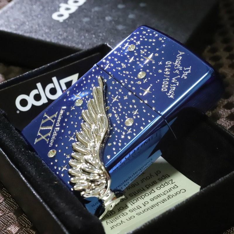 ZIPPO（ジッポー） 限定ZIPPO 2019 エンジェルウイング ブルー 翼 羽