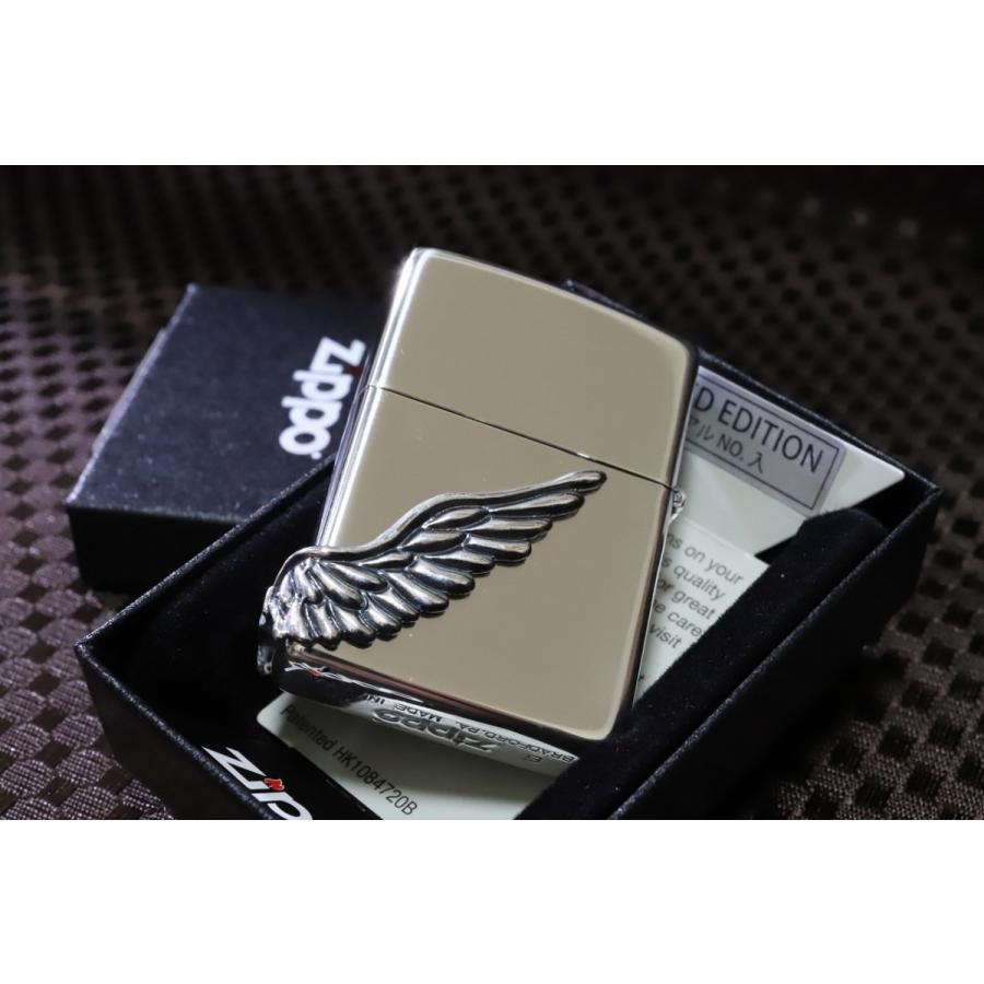 ZIPPO 限定ZIPPO 2019 エンジェルウイング シルバー 翼 羽 銀 限定 
