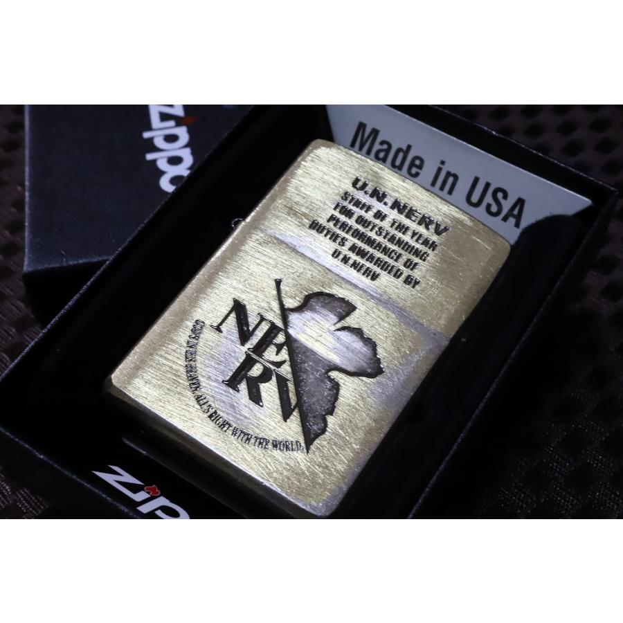 ZIPPO エヴァZIPPO エヴァンゲリオン ネルフマーク USED加工