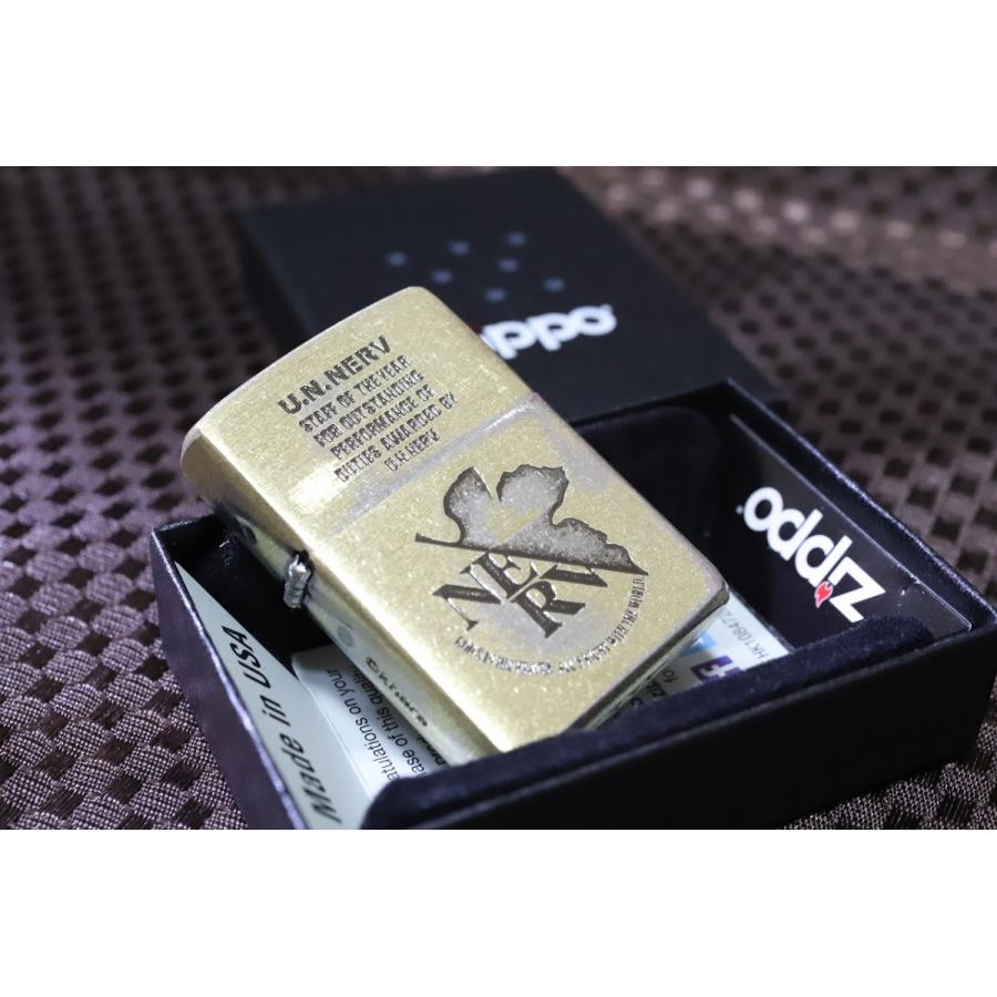 ZIPPO エヴァZIPPO エヴァンゲリオン ネルフマーク USED加工