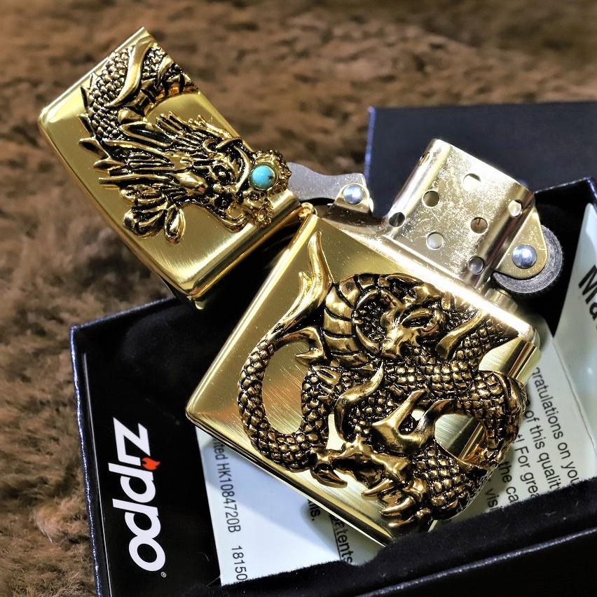 限定 ZIPPO ジッポ 100個限定 ドラゴンメタル ゴールド 龍 竜 金 限定