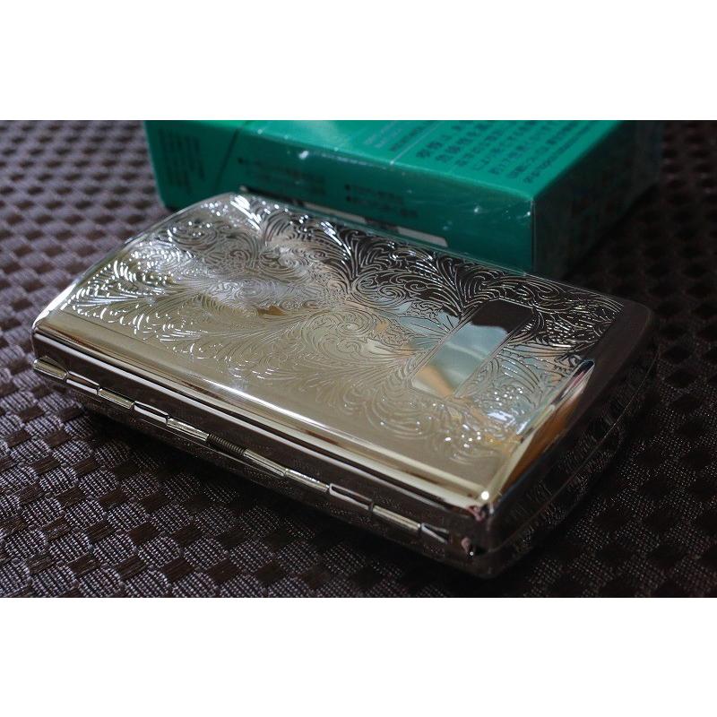 Pearl ブランド シガレットケース 85mm 12本 ヴィーナス シルバー