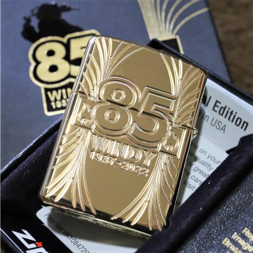 限定ZIPPO 2022年 WINDY85周年記念 ジッポ ゴールド 金 世界12500個限定生産 ウインディ アーマージッポ 金タンク 限定ジッポ armor zippo | ZIPPO | 01