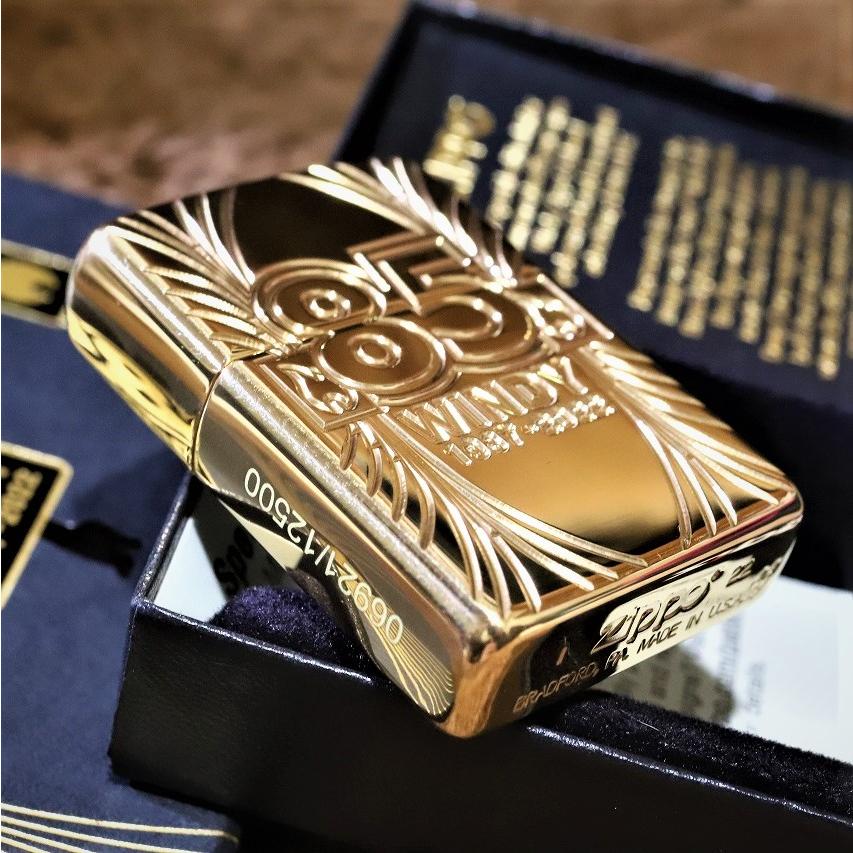 限定ZIPPO 2022年 WINDY85周年記念 ジッポ ゴールド 金 世界12500個限定生産 ウインディ アーマージッポ 金タンク 限定ジッポ armor zippo | ZIPPO | 05