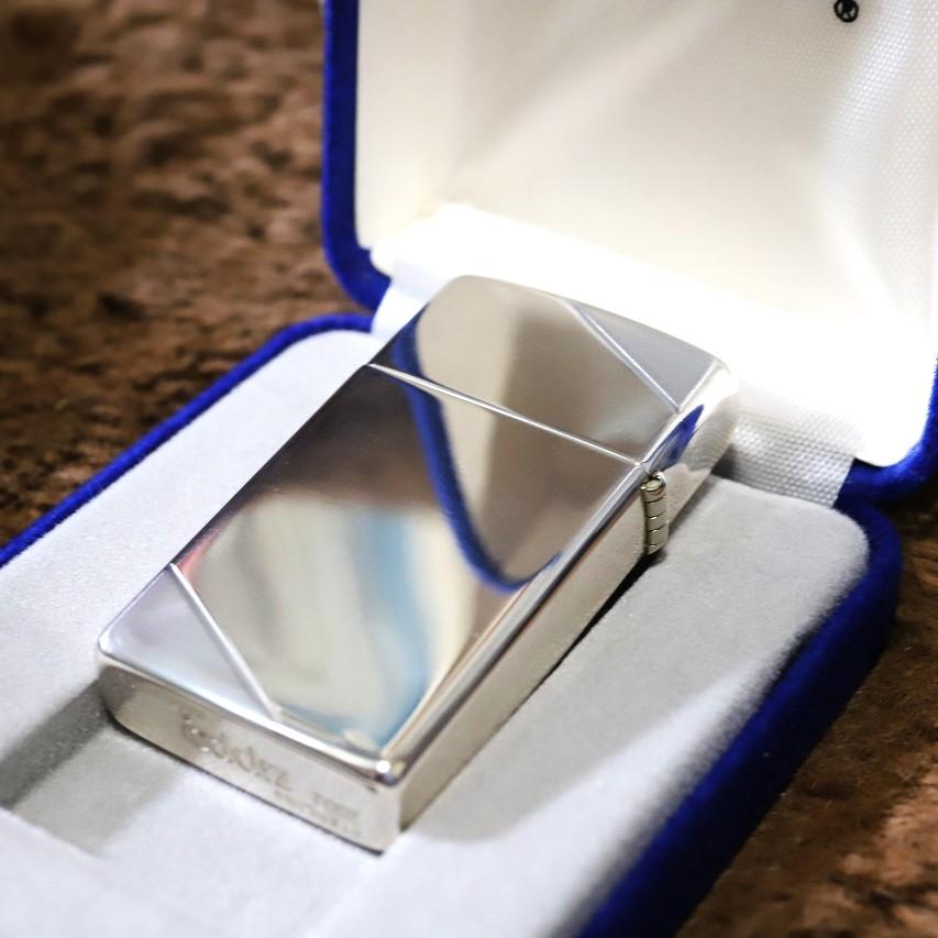 ZIPPO 純銀 ジッポー スリムタイプ 2002年 ビンテージ STERLING 