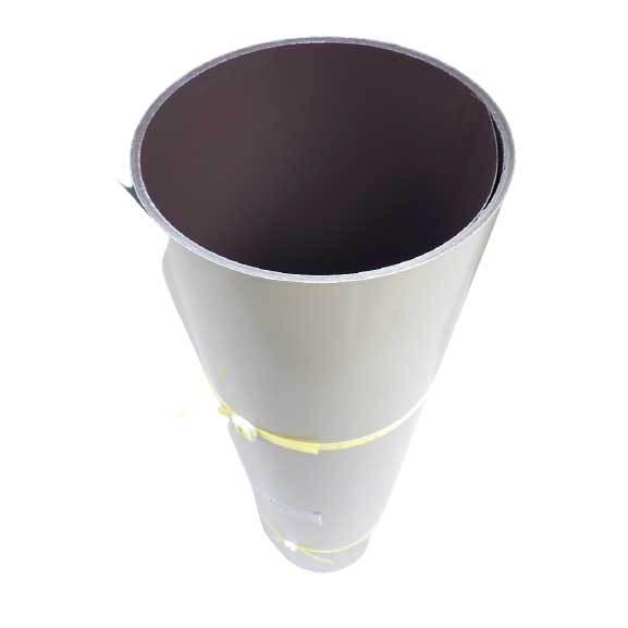 塗装ガルバリウム鋼板カットコイル ｇｌカラー 茶色 キャメルブラウン ヨドカラーｋｓ６５ 厚み０ ３ 約９１４ｍｍ幅 １０ｍ巻