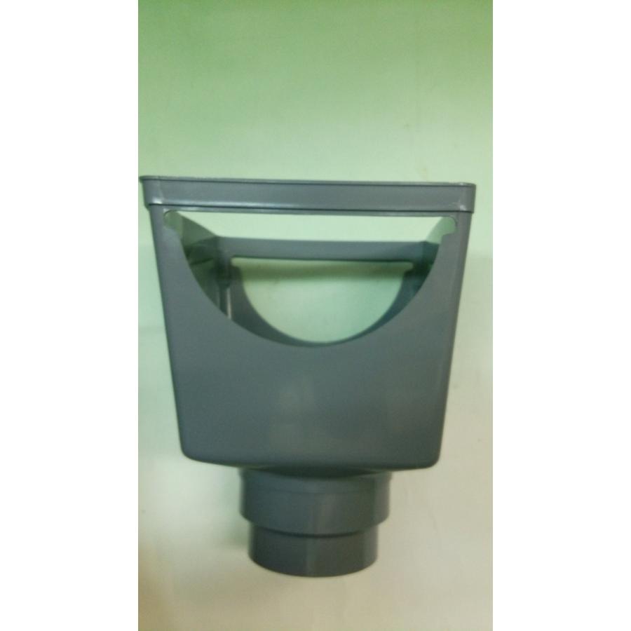 上合１５０　上合１５０×９０　じょうご　　１５０軒樋用　　半丸１５０系列　エスロン雨樋　積水化学工業　グレー　 | セキスイ | 01