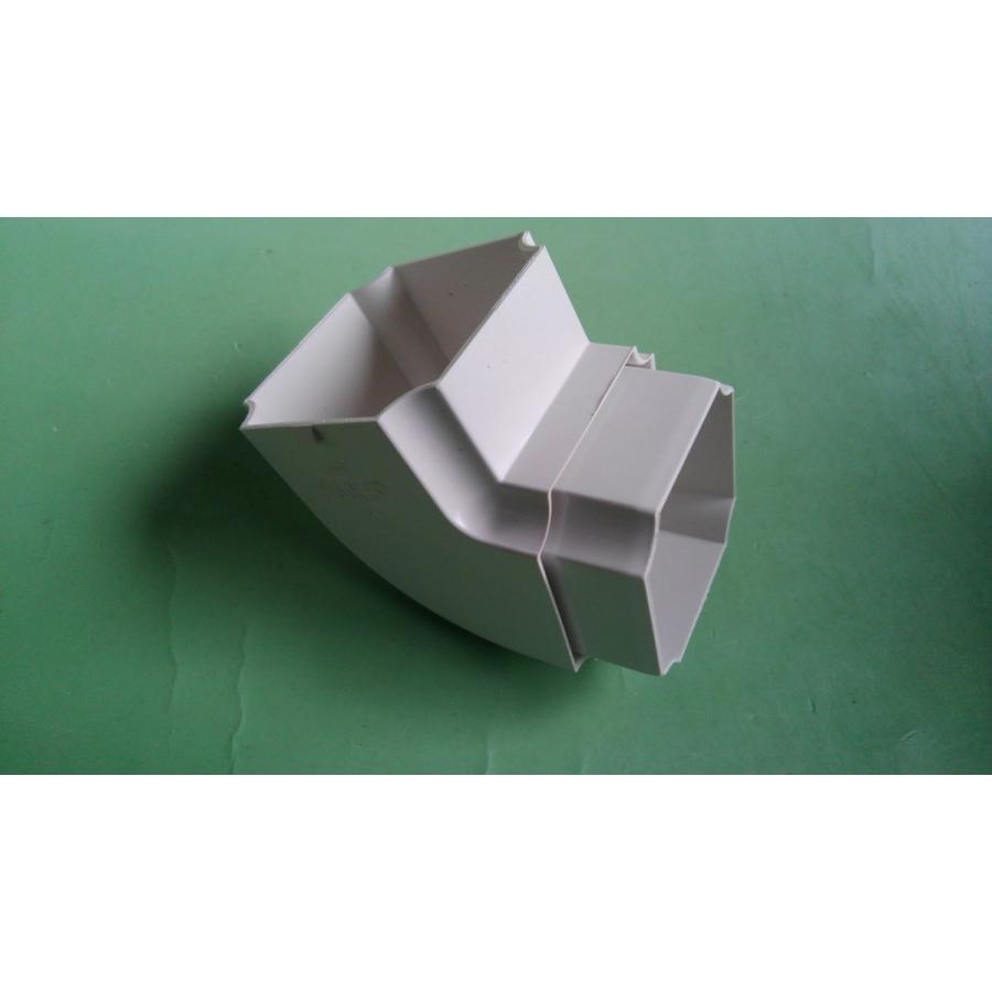 Ｙ６０Ｈ　Y60　角々エルボ７５°　エルボ７５度　エスロン雨樋　積水化学工業(株)　ホワイト　白　PF01W | セキスイ | 01