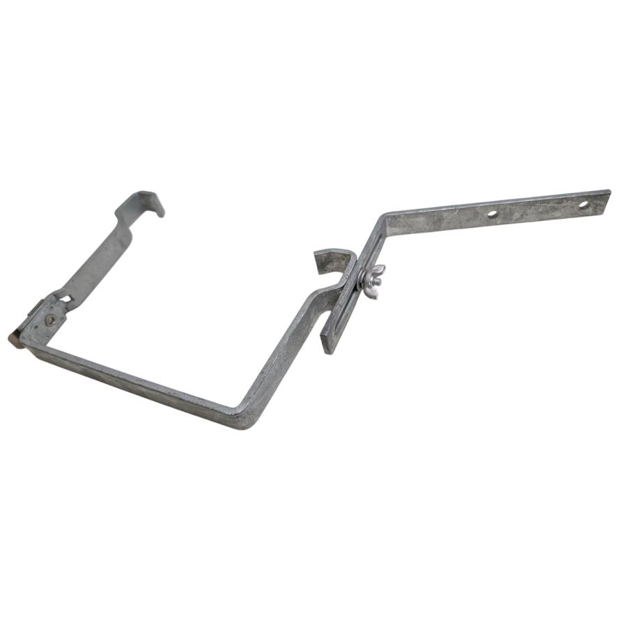 前高１６５ＷＩＤＥ　受金具（亜鉛メッキ品）　ルーフ兼スレート用　ＫＫＷ０５９　パナソニック雨樋　大型雨樋エアロアイアン | Panasonic | 01