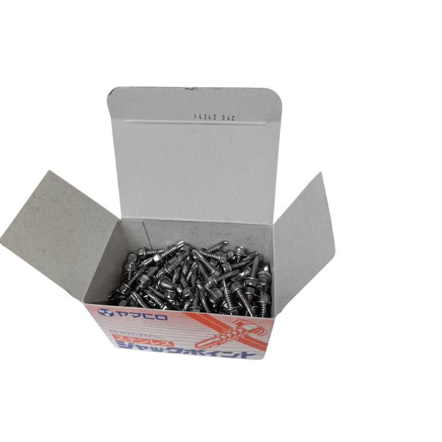 ヤマヒロビス ステンレスヘックス 6×25 AZワッシャー付 200本