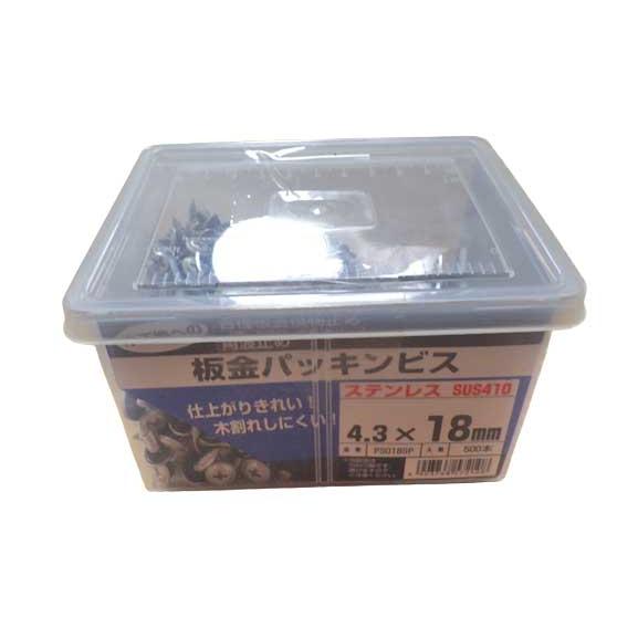 2025年レディースファッション福袋 板金パッキンビス ステンレス SUS410 4．3X18mm 接合金具