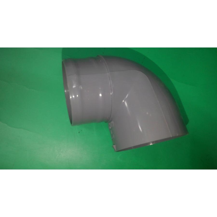セキスイ エルボ60×90° 90度 UT60 グレー エスロン雨