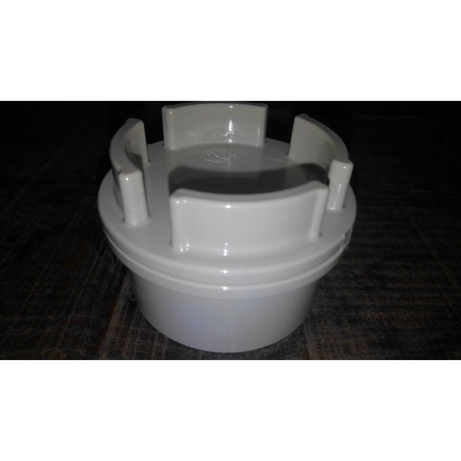 ネジ式掃除口50 シルバー NCO50 厚肉たてといカラーパイプ