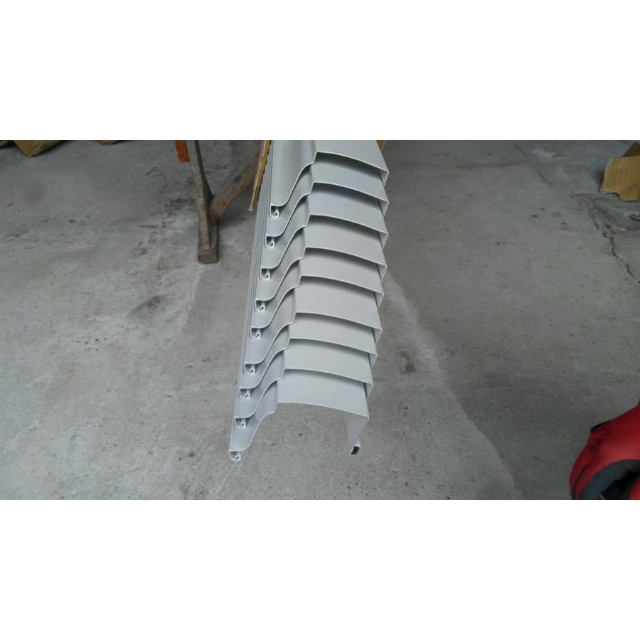 直接引取り限定】シビルスケア 軒樋 PC50 3600 ミルクホワイト 4本