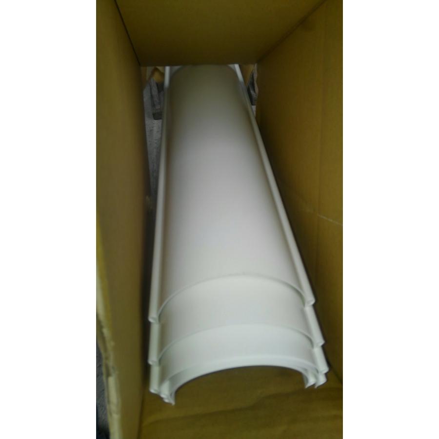 ★５本入り★　アイアン丸　１０５　軒樋　のきとい　ミルクホワイト　Ｌ＝３６００　ＫＱ０１４０１　パナソニック(株)　雨樋