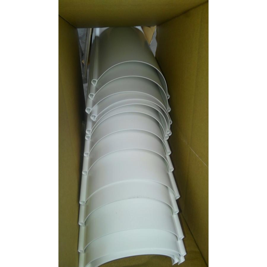 ★１３本入り★　アイアン丸　１０５　軒樋　のきとい　ミルクホワイト　Ｌ＝３６００　ＫＱ０１４０１　パナソニック(株)　雨樋