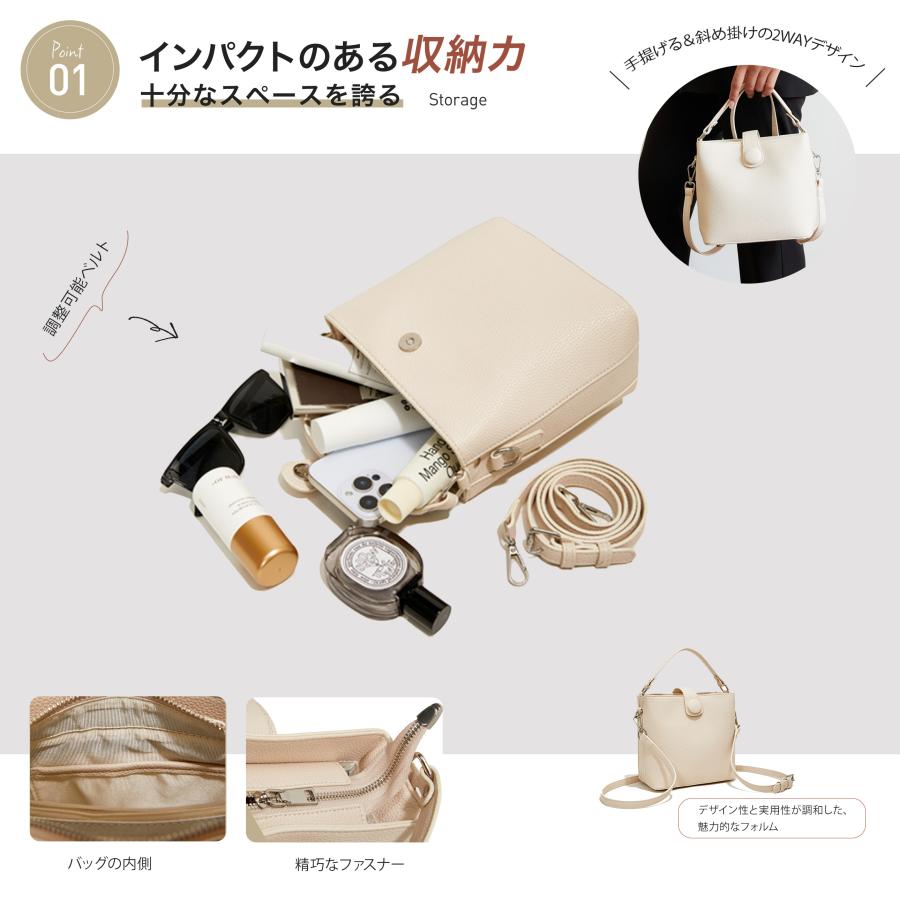 FUKUTA ショルダーバッグ レディース ハンドバッグ 小さめ ミニ 手提げ