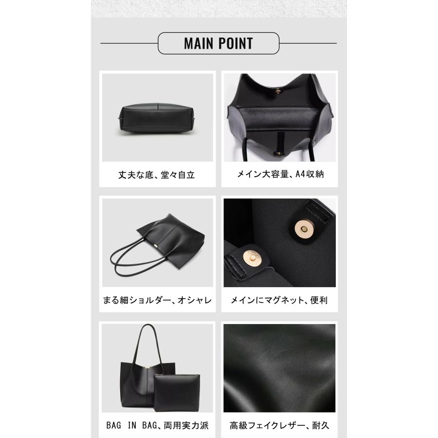FUKUTA トートバッグ レディース バッグ 軽量 マザーズバッグ a4