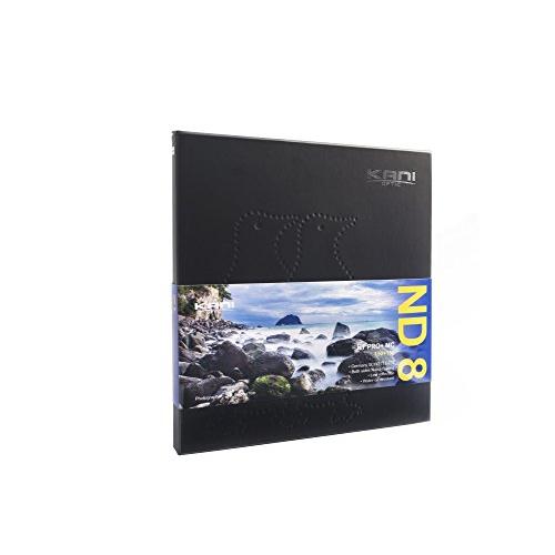 KANI 角型フィルター NDフィルター ND8 (150 x 150mm) 光量調節用 ドイツ製光学ガラス使用 