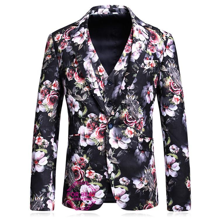 3ピーススーツ メンズ スリーピーススーツ セットアップ スリム フォーマル 細身 花柄 結婚式 パーティー 高級 紳士服 お洒落 春服 Fb For Best 通販 Yahoo ショッピング