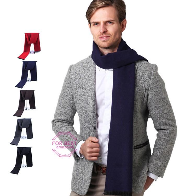 フラー メンズ 厚手 ビジネス ロングマフラー カジュアル 無地 ストール 小物 ニット 男性用 防寒 秋冬 Fb For Best 通販 Yahoo ショッピング