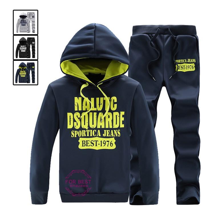 ジャージ メンズ 英文字 上下 セットアップ おしゃれ スウェット 2点セット 部屋着 男性 カジュアル 秋服 Fb For Best 通販 Yahoo ショッピング