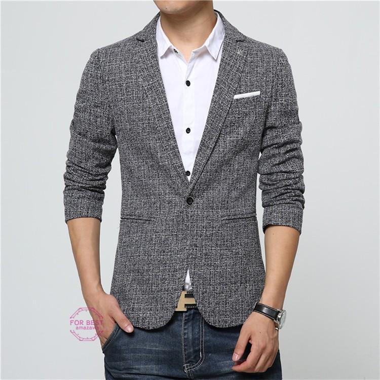 ジャケット メンズ テーラード ジャケット 秋ジャケット 細身 スリム