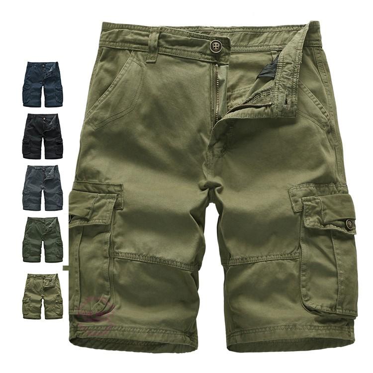 カーゴパンツ メンズ 無地 ハーフパンツ ショートパンツ サマー 短パン 大きいサイズ 夏 新作送料無料