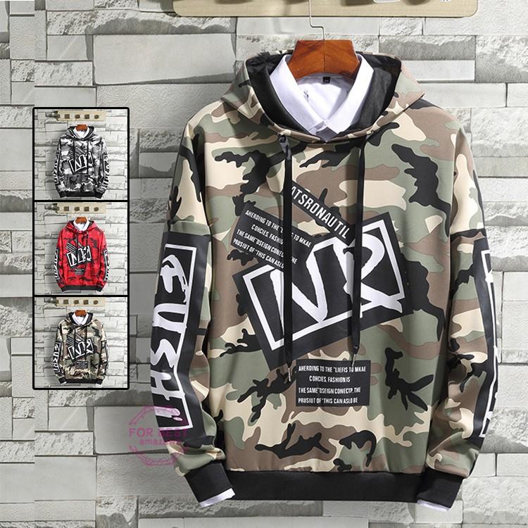 パーカー メンズ 迷彩柄 長袖パーカー プルオーバー メンズパーカー 秋パーカー 大きいサイズ 春物 春服 Fb For Best 通販 Yahoo ショッピング