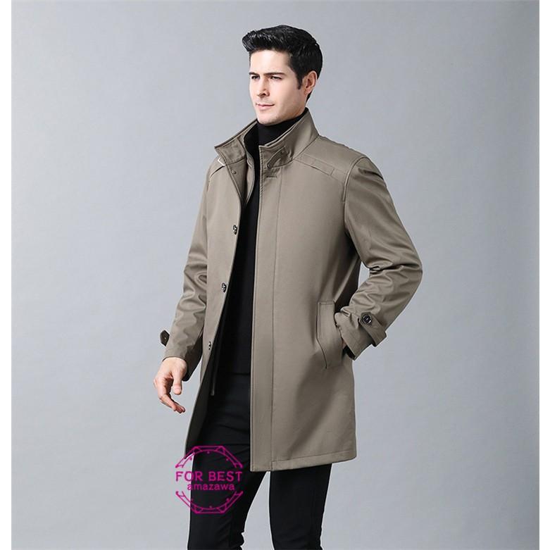 トレンチコート メンズ 綿入り 重ね着風 ロングコート ビジネスコート インナー取り外し可 撥水加工 通勤 紳士 大きいサイズ 春服 Fb For Best 通販 Yahoo ショッピング