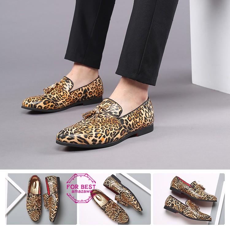 ローファー メンズ 豹柄 オペラシューズ レザーシューズ 紳士 カジュアル おしゃれ 秋 秋 Fb For Best 通販 Yahoo ショッピング