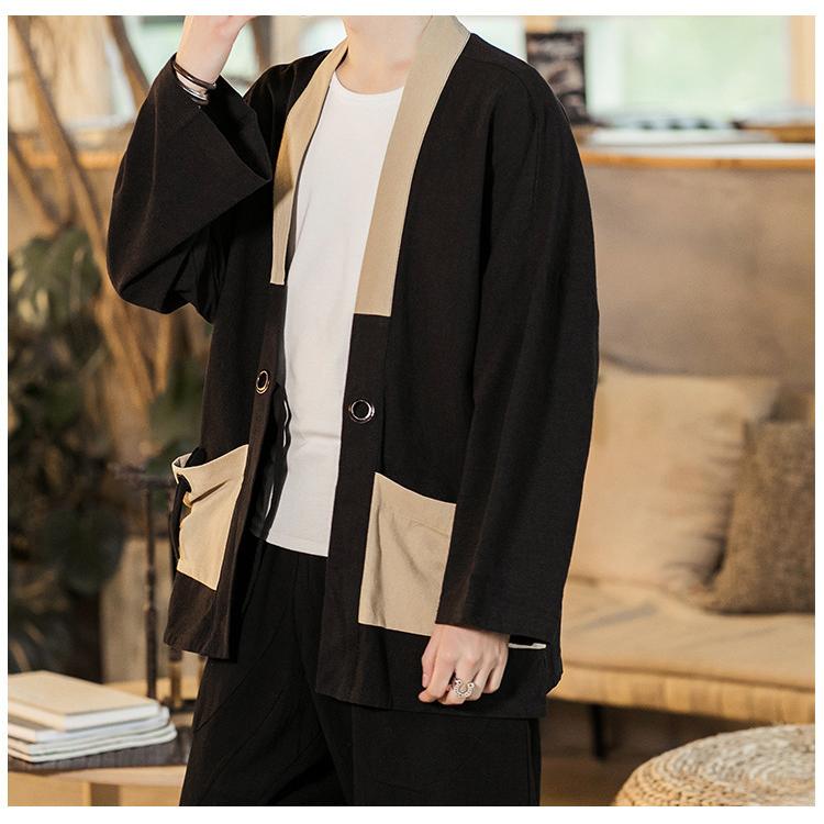 羽織 メンズ 夏服 カーディガン はおり 甚平風 涼しい メンズファッション 春 夏 部屋着 大きいサイズ Fb For Best 通販 Yahoo ショッピング