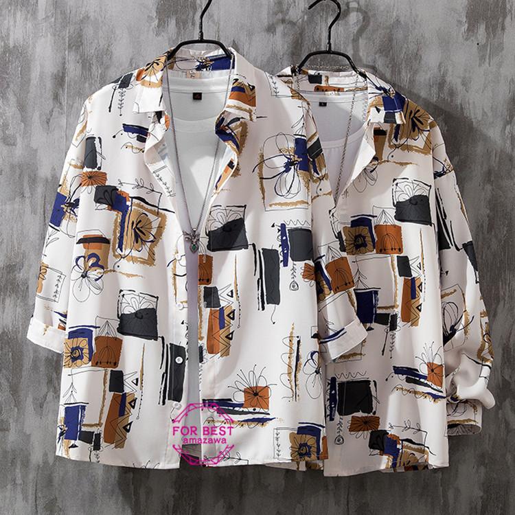カジュアルシャツ メンズ おしゃれ 長袖シャツ ビジネス 七分袖シャツ シャツ カジュアル ビジネス 夏服 Fb For Best 通販 Yahoo ショッピング