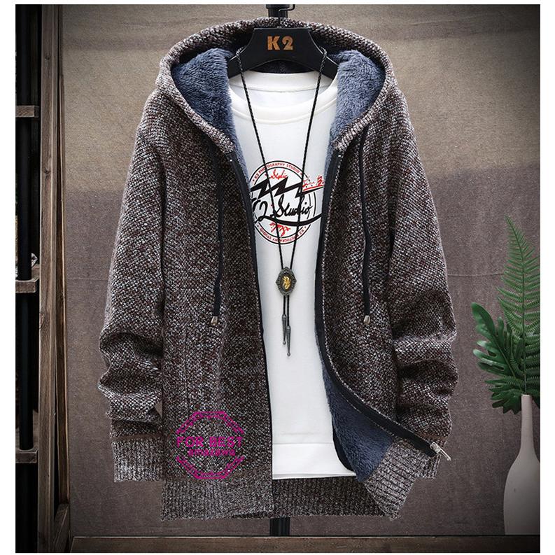 ケーブルニット カーディガン メンズ 裏起毛 フード付き ニットジャケット カジュアル トップス シンプル 春服 Fb For Best 通販 Yahoo ショッピング