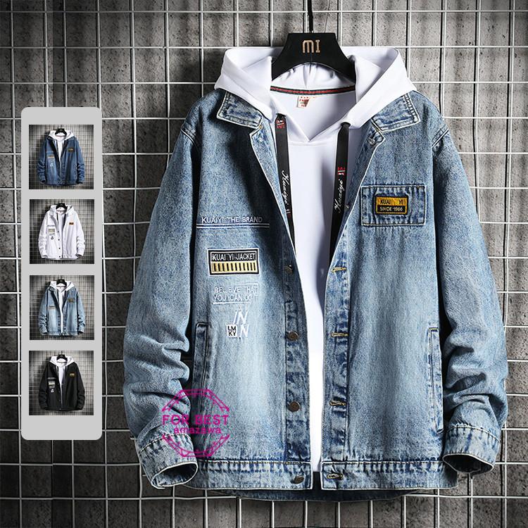 Gジャン メンズ デニムジャケット ブルゾン ジージャン ジャケット 大きいサイズ 春服 Fb For Best 通販 Yahoo ショッピング