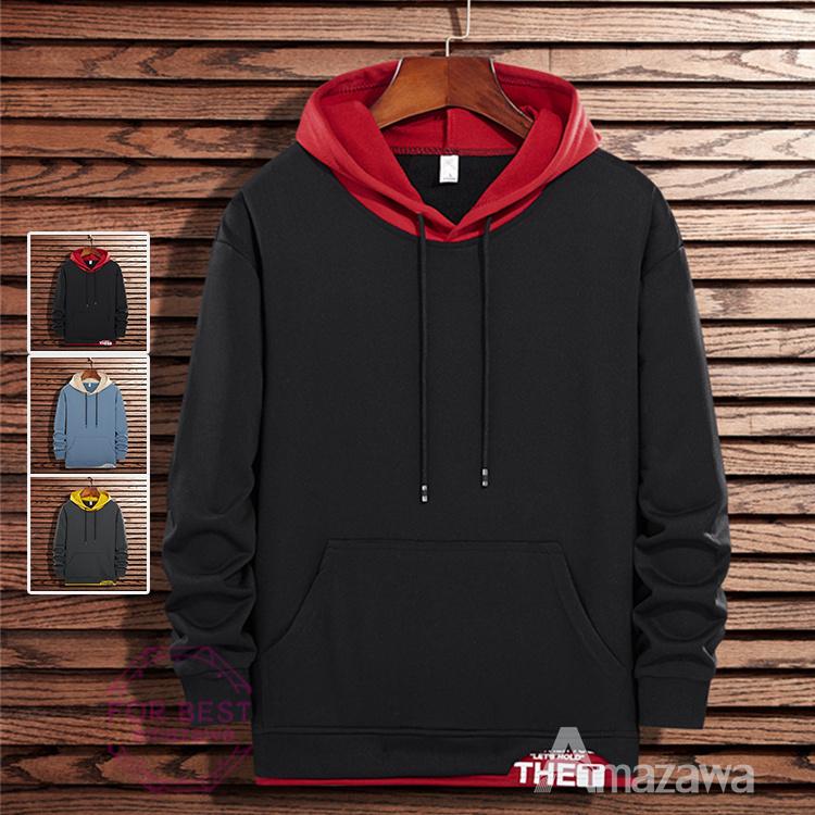 パーカー メンズ おしゃれ 長袖パーカー スウェット 重ね着風 プルオーバーパーカー 切り替え 秋 新作 Fb For Best 通販 Yahoo ショッピング