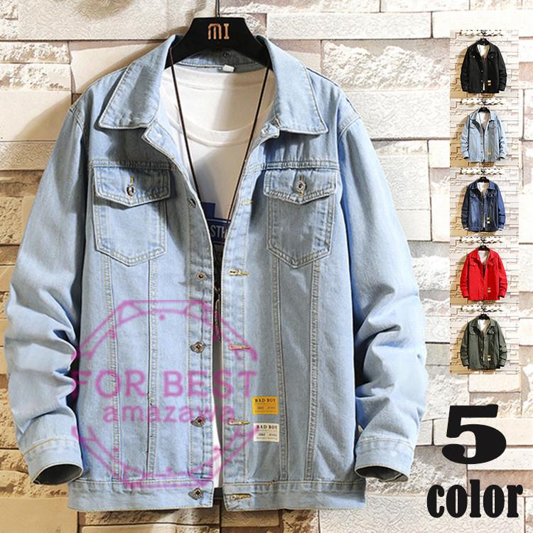 デニムジャケット メンズ ジージャン 切り替え Gジャン ジャケット ゆったり ジャケット 春物 春服 新作 Fb For Best 通販 Yahoo ショッピング