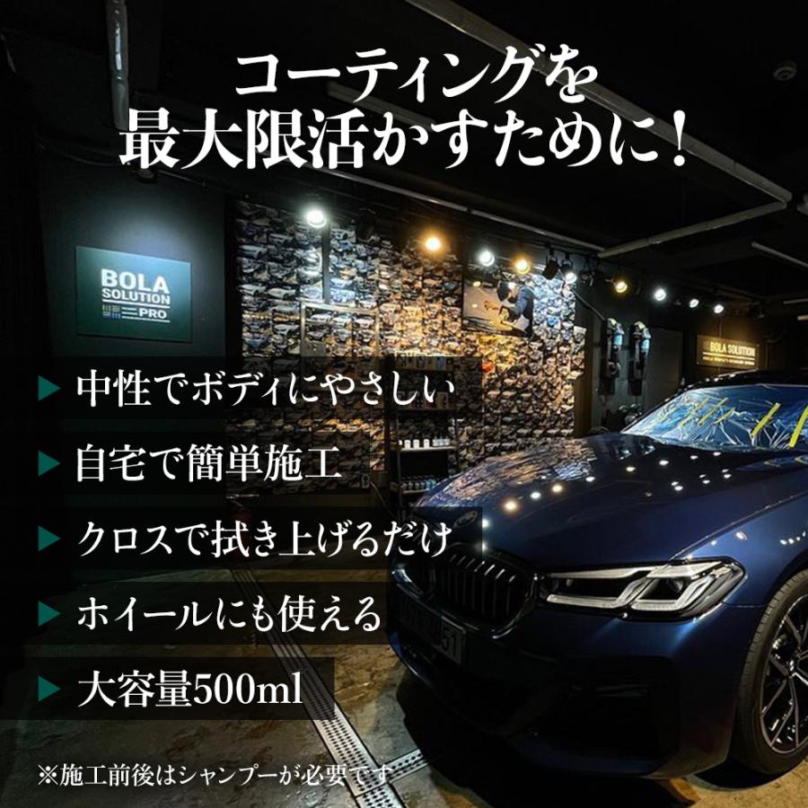 コーティング用 鉄粉除去剤 アイアンリムーバー 車 鉄粉クリーナー ボディークリーナー BolaSolution A53 日本正規品 洗車 洗車用品 ブレーキダストクリーナー | BOLASOLUTION | 04