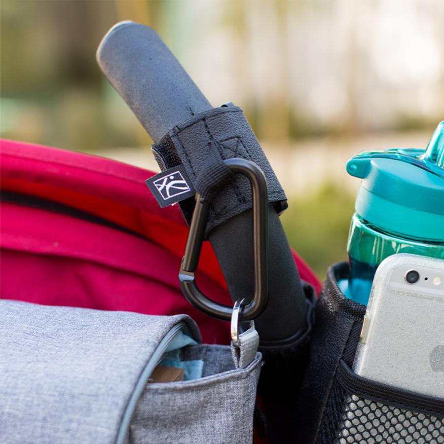 ベビーカーフック 2個組 丈夫な軽量アルミニウム合金製 耐久テスト済み 日本正規品保証1年 J.L. Childress フック カラビナ ミッキーマウス | J.L. Childress | 08