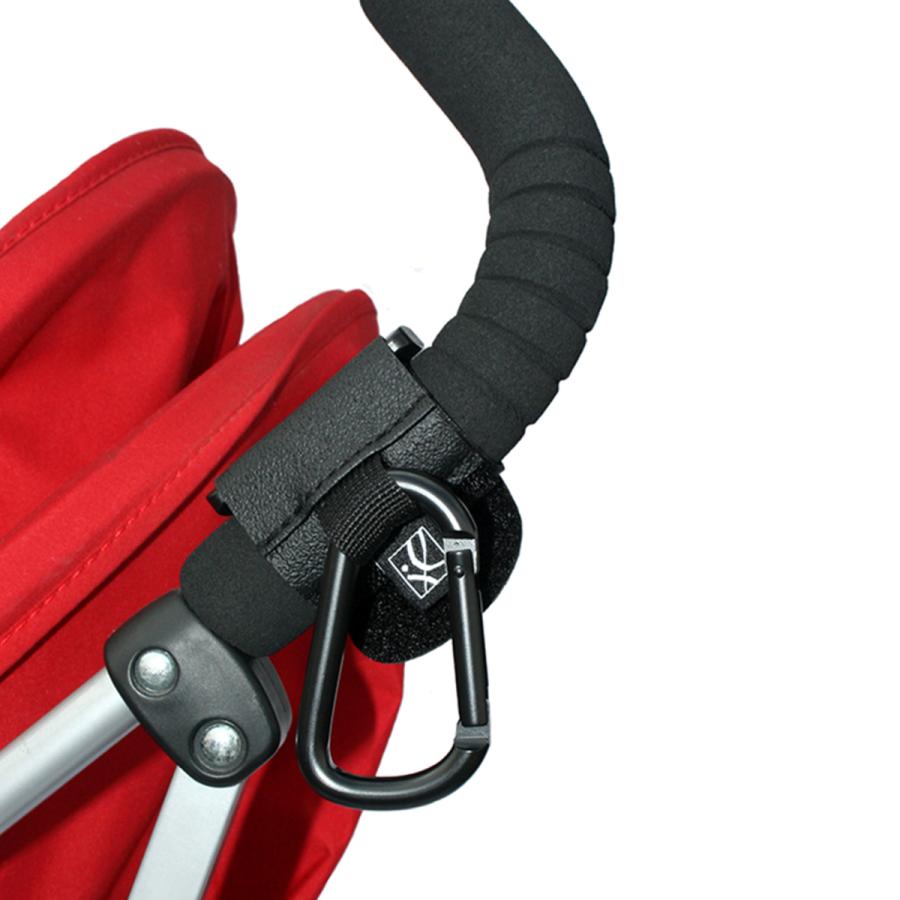 ベビーカーフック 2個組 丈夫な軽量アルミニウム合金製 耐久テスト済み 日本正規品保証1年 J.L. Childress フック カラビナ ミッキーマウス | J.L. Childress | 09