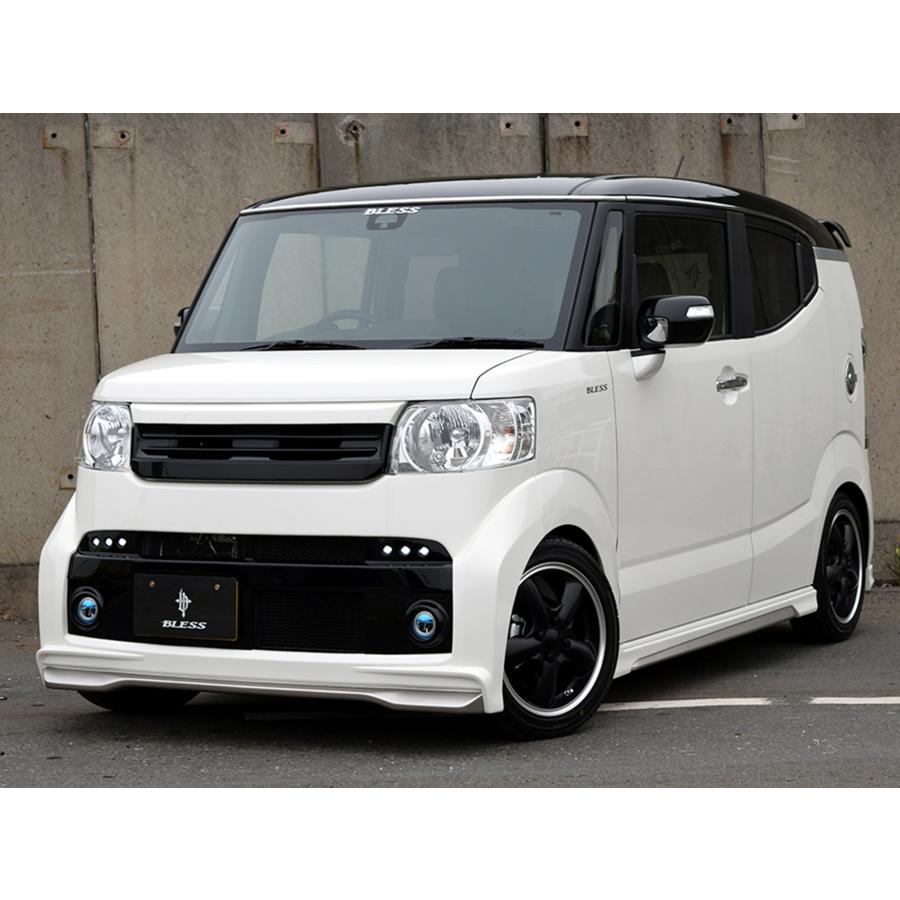 フロントグリル　N-BOXスラッシュ未使用 N BOXスラッシュ JF1 JF2 フロントグリル 未塗装 FRP BLESS CREATION