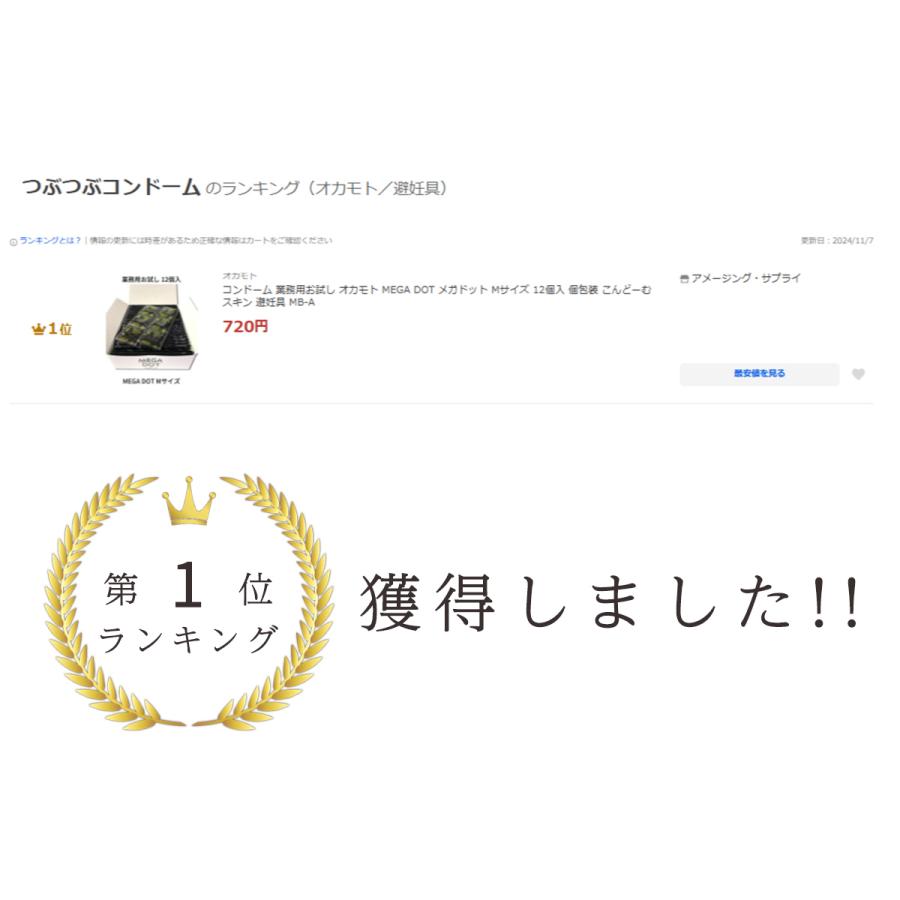 オカモト コンドーム 業務用お試し MEGA DOT メガドット Mサイズ オカモト コンドーム 業務用お試し MEGA DOT メガドット Mサイズ