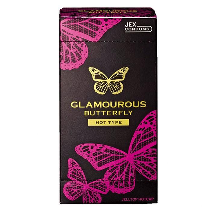 グラマラスバタフライ ホット コンドーム 6個入×41箱 まとめ売り バラ売り可 グラマラスバタフライ コンドーム ジェクス ホット HOT 6個入 人気商品