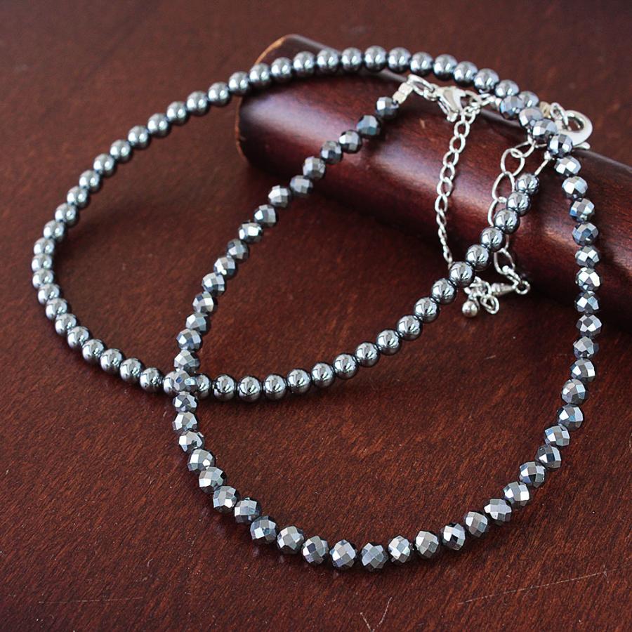 アンクレット メンズ レディース テラヘルツ ラウンド ミラーカット