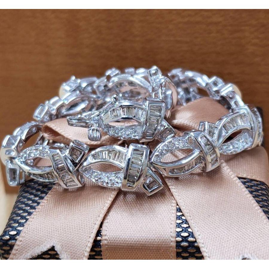 レディース ブレスレット【鑑別書付】ゴージャス 1点物！ 4.2ct 天然