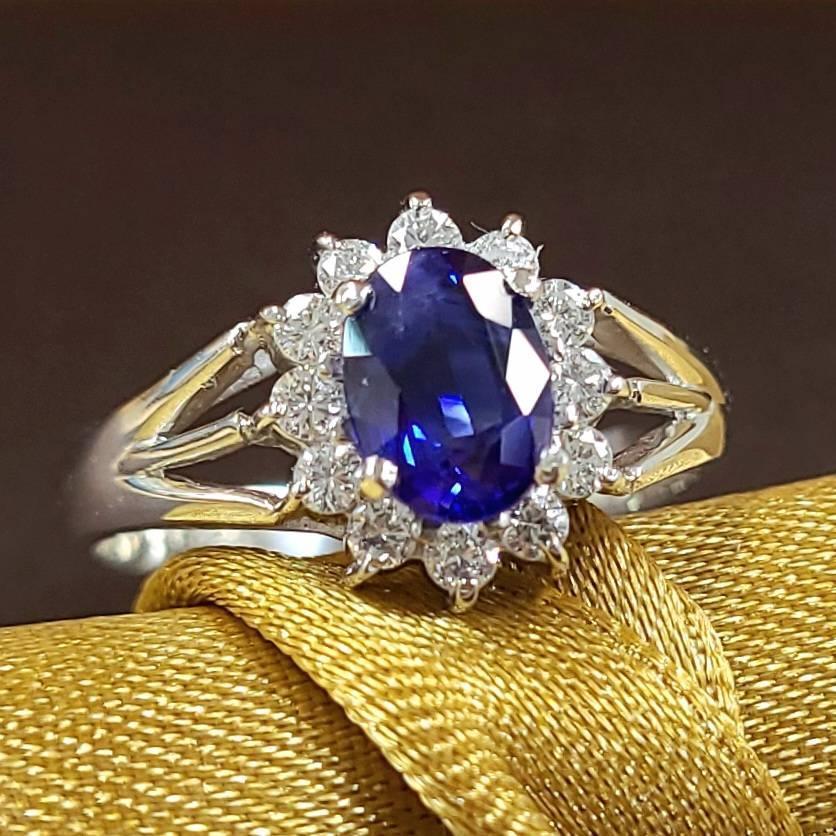 レディース リング ロイヤルブルー サファイア ほぼ 1.5ct レディース リング ロイヤルブルー サファイア ほぼ 1.5ct
