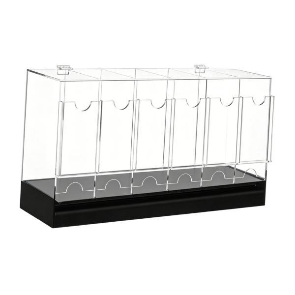 6スロットブースターパックディスペンサー収納プレミアムアクリル