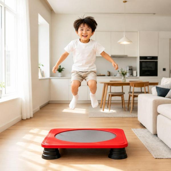 子供用ミニトランポリン 実用的なファミリージャンプおもちゃ スポーツ